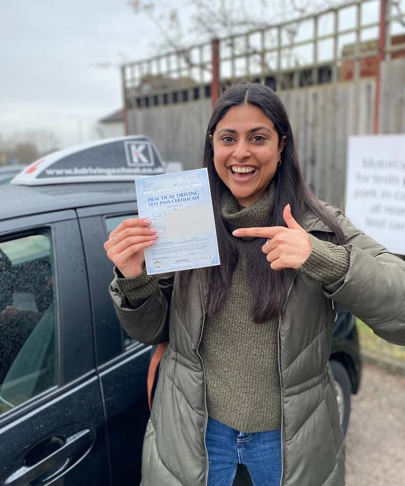 K Driving School learner success 7