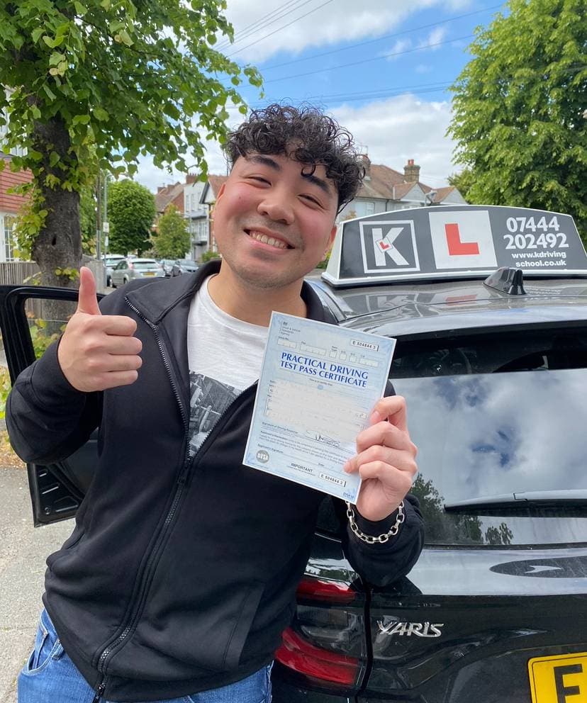 K Driving School learner success 8
